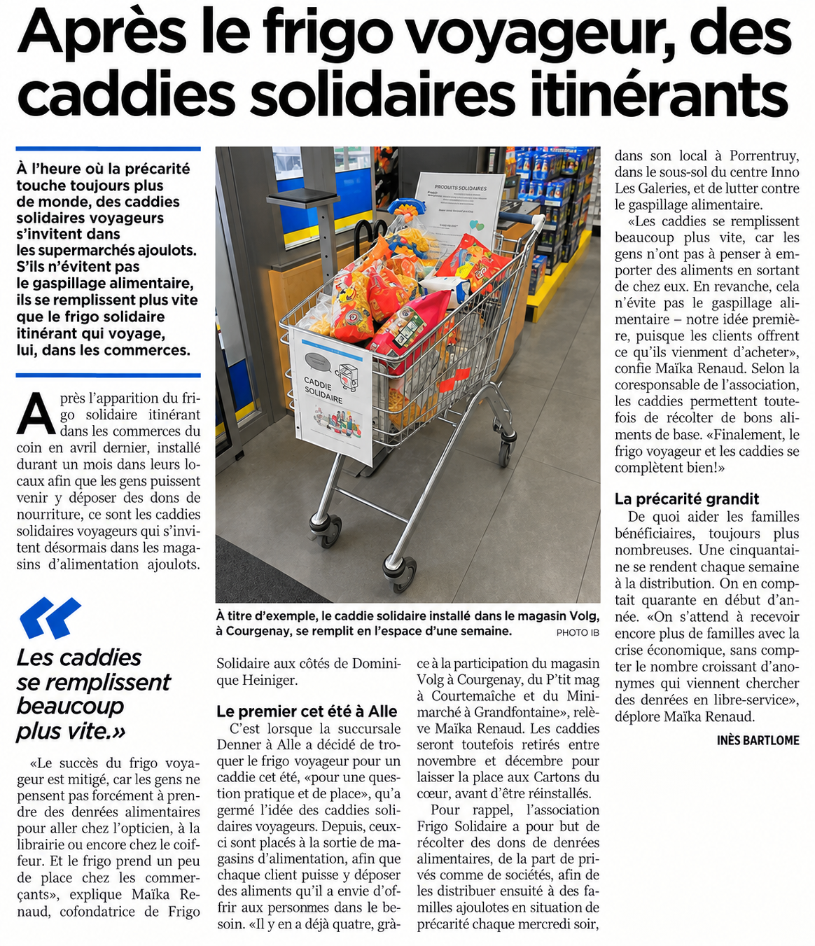 Quotidien Jurassien // Octobre 2025